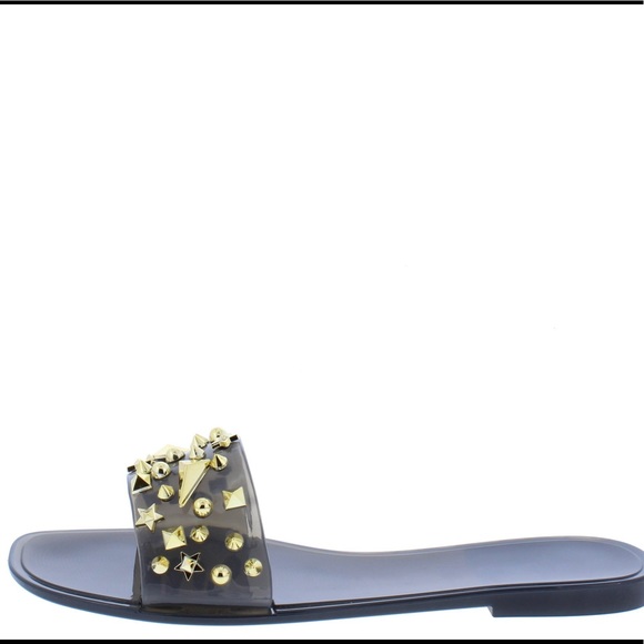 Roxy Studded slippers Black/Gold - Picture 3 of 3